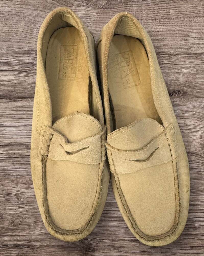 Zara Kid's Suede Loafers - excellent condition